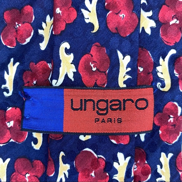 UNGARO Paris I 100% Silk I Neck Tie - Picture 2 of 6